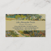 バンゴッホクラシックズ絵を描ガーデン 名刺 (裏面)