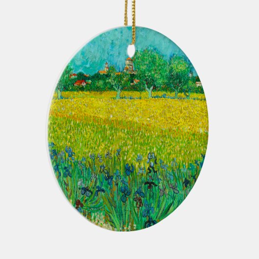 バンゴッホフィールドとアーレスの近く セラミックオーナメント (右)