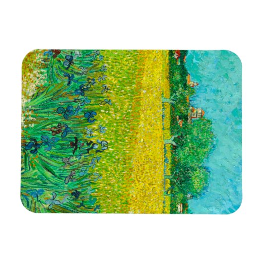 バンゴッホフィールドとアーレスの近く マグネット (横)