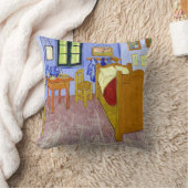 バンゴッホベッドルームインアルズピロー クッション (ブランケット)