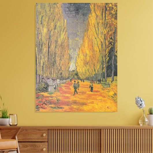バンゴッホヴィンテージアベニューインアレス キャンバスプリント (インサイチュ (リビング))
