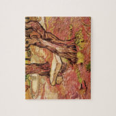 バンゴッホ石ベンチinガーデン，セントポール病院 ジグソーパズル (縦)