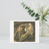 バンゴッホ老人の手に頭を持つ(F998) ポストカード (スタンド正面)