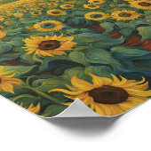 バンゴッホ航空機着陸 ポスター (角)