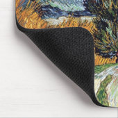 バンゴッホ – サイプレス付き道路 マウスパッド (コーナー)