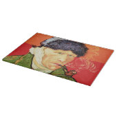 バンゴッホ – 包帯された耳とパイプとセルフポートレート カッティングボード (角)