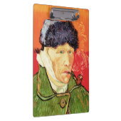 バンゴッホ – 包帯された耳とパイプとセルフポートレート クリップボード (右)