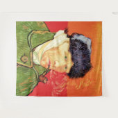 バンゴッホ – 包帯された耳とパイプとセルフポートレート タペストリー (正面(横))