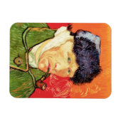 バンゴッホ – 包帯された耳とパイプとセルフポートレート マグネット (横)