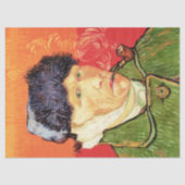 バンゴッホ – 包帯された耳とパイプとセルフポートレート 薄葉紙 (正面)