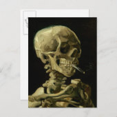 バンゴッホ | 燃えているタバコ | 新しいアドレス 案内ポストカード (正面/裏面)