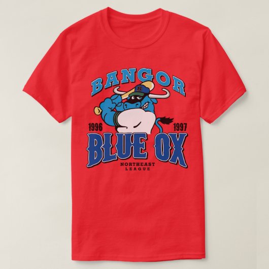 バンゴールブルーオックス Tシャツ (デザイン正面)