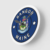 バンゴールメイン ラウンド壁時計 (傾斜)