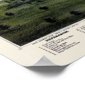 バンゴールMEパノラママップ – 1875 ポスター (角)