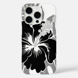 バンザイビーチハワイアンハイビスカスブラック iPhone 16 PROケース