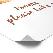 バンシナモンベイビーシャワーの好意 ポスター (角)