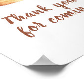 バンシナモンベビーシャワーありがとう ポスター (角)