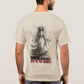 バンシーに耳を澄ます警告システム Tシャツ (裏面)