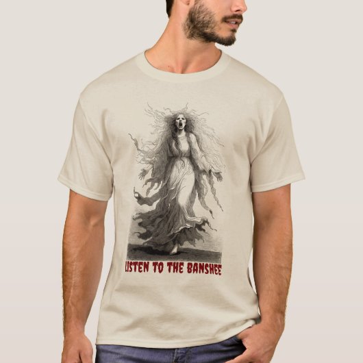 バンシーに耳を澄ます警告システム Tシャツ (正面)