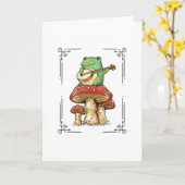 バンジョカエルMUSHROM カード (黄色い花)