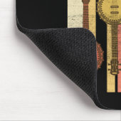 バンジョカントリーミュージック楽器ブルーグラスバンドギフト マウスパッド (コーナー)