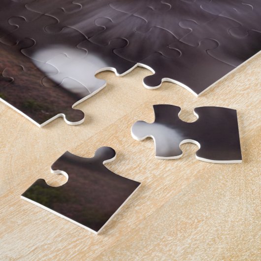 バンジョザフワフワのペルシャ猫ジグソーパズル ジグソーパズル (側面)