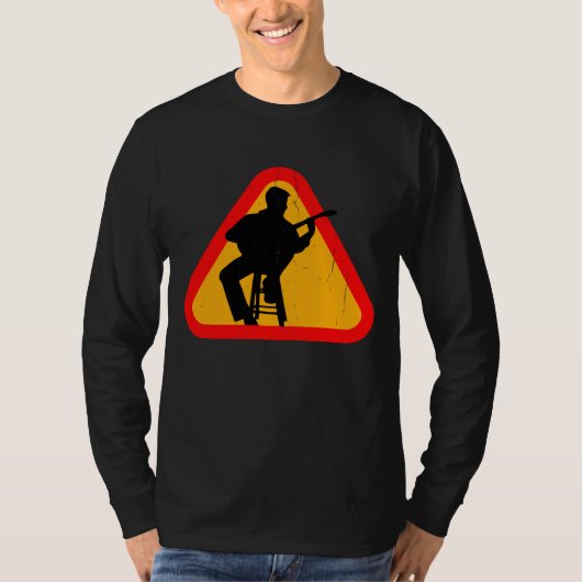 バンジョシルエット Tシャツ (正面)