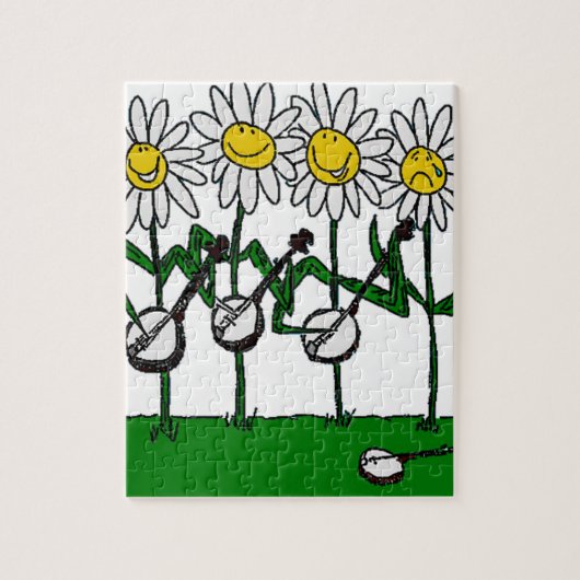 バンジョフラワー ジグソーパズル (縦)