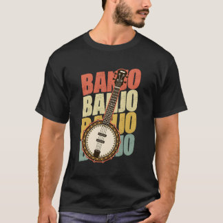 バンジョプレーヤーブルーグラスフォーク音楽番城 Tシャツ