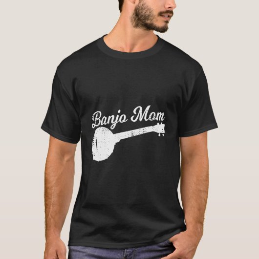 バンジョマザーバンジョーインストラクターフォーク音楽 Tシャツ (正面)