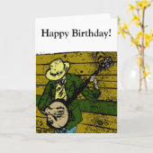 バンジョマン カード (黄色い花)