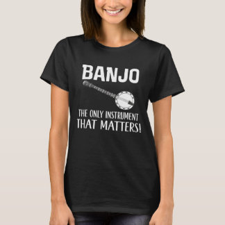 バンジョミュージック楽器ジョーク Tシャツ