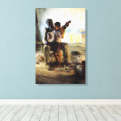 バンジョレッスン キャンバスプリント (インサイチュ (ウッドフロア))