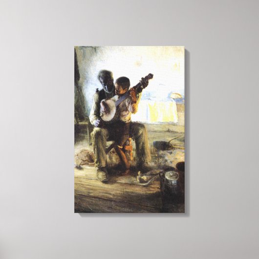 バンジョレッスン キャンバスプリント (正面)