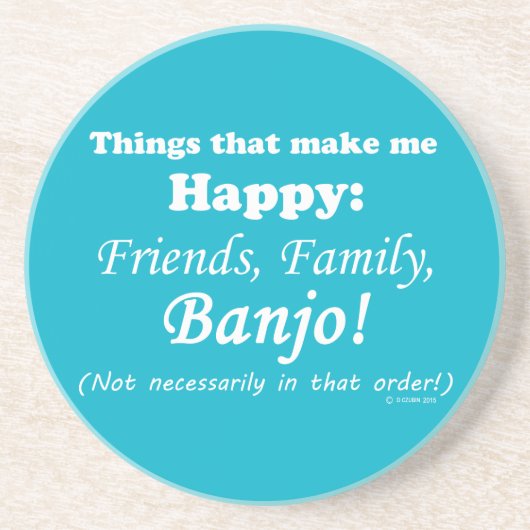 バンジョーが私を幸せにする コースター (正面)