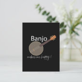 バンジョーが私を幸せにする ポストカード (スタンド正面)