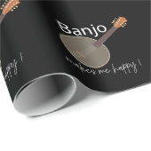 バンジョーが私を幸せにする ラッピングペーパー (ロールコーナー)