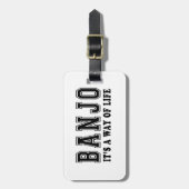 バンジョーそれは生き方です ラゲッジタグ (正面縦)