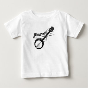 バンジョーとブルーグラス音楽 ベビーTシャツ