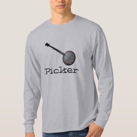 バンジョーのピッカー Tシャツ (正面)