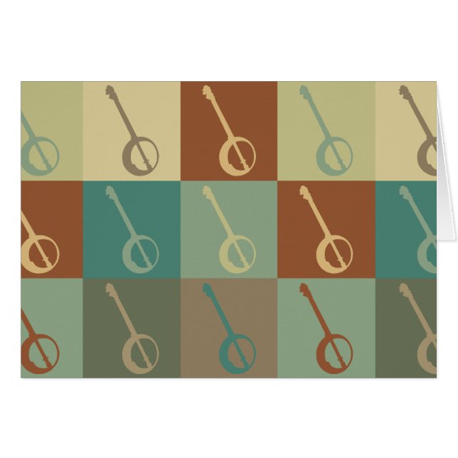 バンジョーのポップアート (正面横)