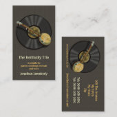 バンジョーのレコードのロゴの名刺 名刺 (正面/裏面)