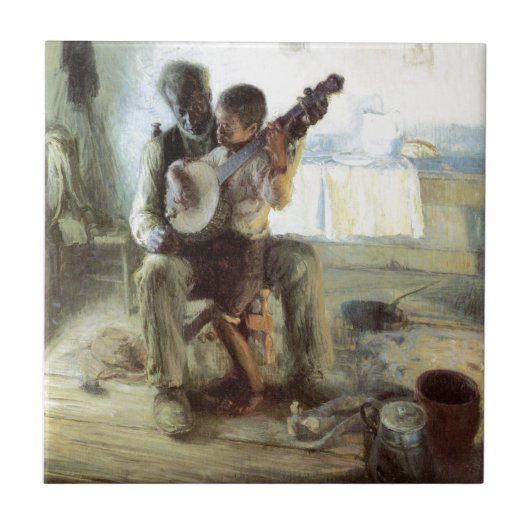 バンジョーのレッスン タイル (正面)