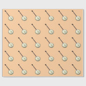 バンジョーの包装紙 ラッピングペーパー (フラット)