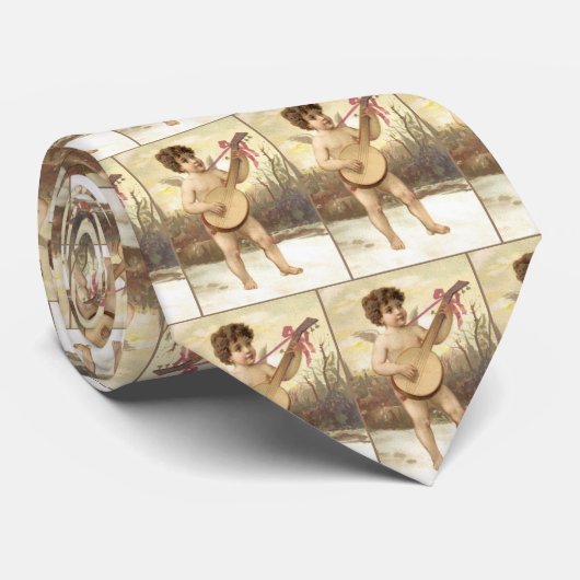 バンジョーの天使のタイ ネクタイ (ロール)
