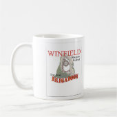 バンジョーの女性 コーヒーマグカップ (左)