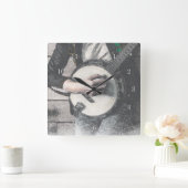 バンジョーの柱時計 スクエア壁時計 (ホーム)