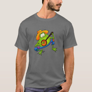 バンジョーのBluegrassのカエル Tシャツ