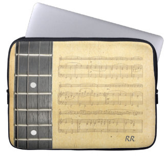 バンジョーのFretboardの楽譜のネオプレンの袖14" ラップトップスリーブ
