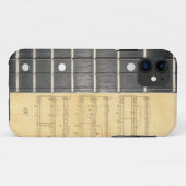 バンジョーのFretboardの楽譜のiPhone 5の場合 Case-Mate iPhoneケース (裏面(横))